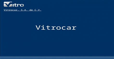 vitrocar sa de cv