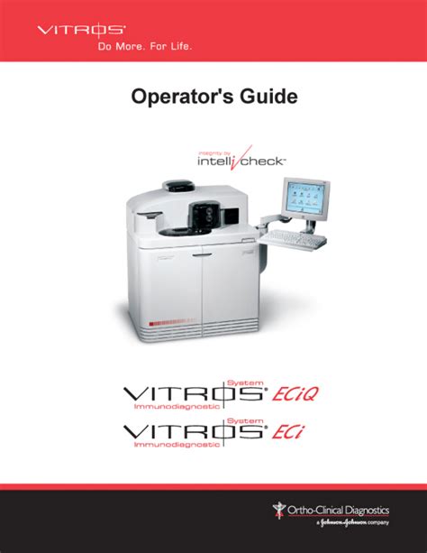 vitros eci user manual