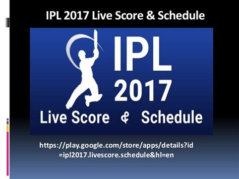 vivo ipl 2017 live score
