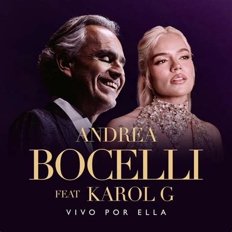Andrea Bocelli, Marta Sanchez Vivo Por Ella (Lyrics SpanishEnglish
