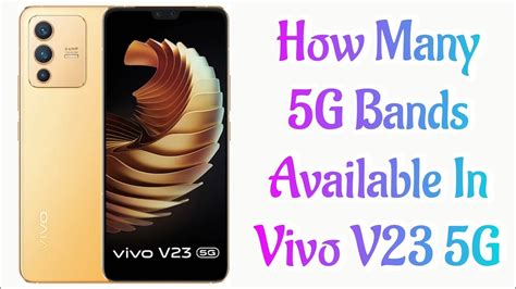 vivo v23 5g bands