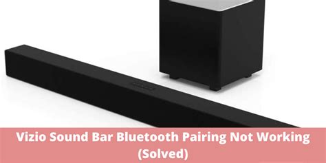 How To Set Up Bluetooth On Vizio Sound Bar YouTube