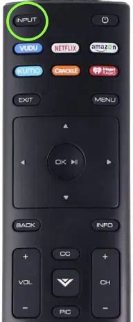 Vizio Tv Input Select Without Remote