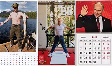 vladimir putin 2019 calendar