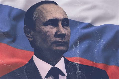 vladimir putin russian flag