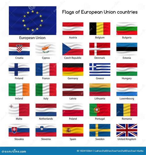 vlaggen van de europese unie