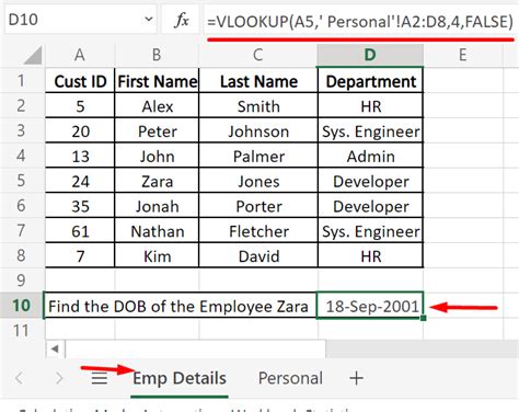 vlookup example from another sheet
