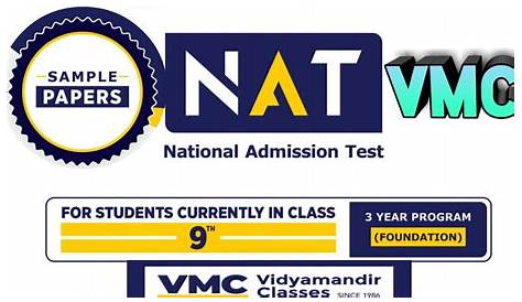 Vmc Sample Paper Class 9 Vidyamandir Jee Advanced 2013 1