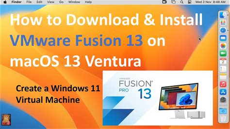 vmware fusion macos 13 startup not working