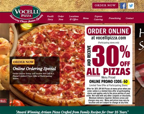 The Best Vocelli Pizza Coupons Of 2023