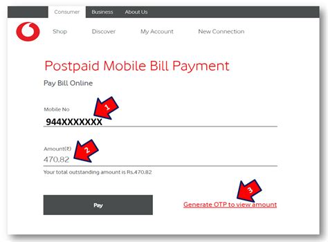 vodafone bill payment postpaid online