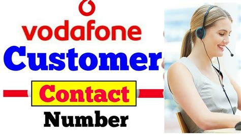 vodafone customer contact number