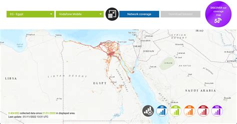 vodafone egypt coverage map