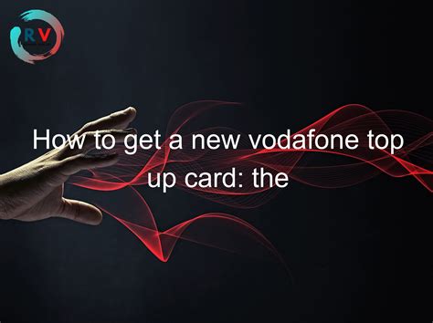 vodafone how to top up