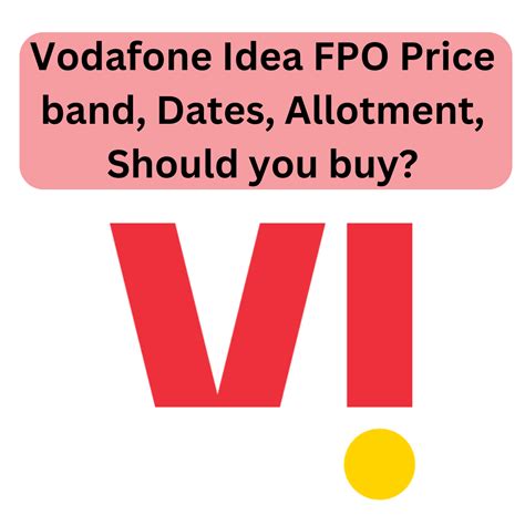 vodafone idea fpo allotment date