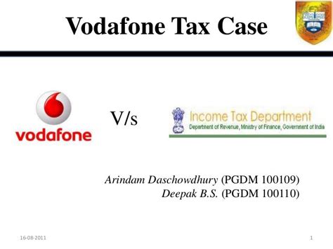 vodafone income tax case