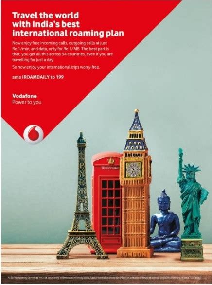 vodafone india international roaming pack