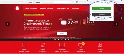 vodafone italia area clienti