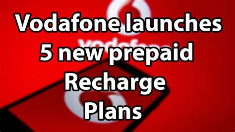 vodafone mobile recharge online prepaid
