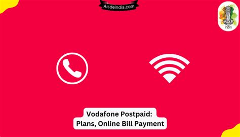 vodafone postpaid plans online payment