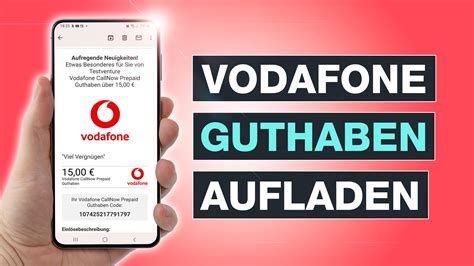 vodafone prepaid aufladen nummer