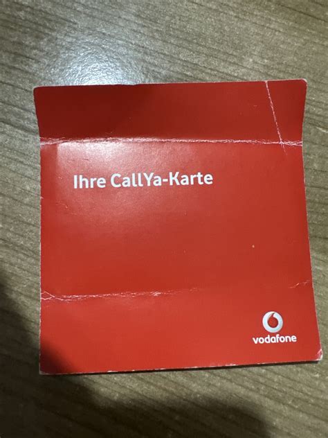 vodafone prepaid karte verloren