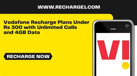 vodafone prepaid unlimited recharge