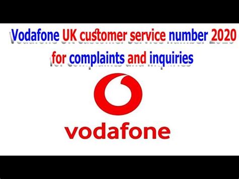 vodafone uk customer service number