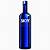 vodka in blue bottle