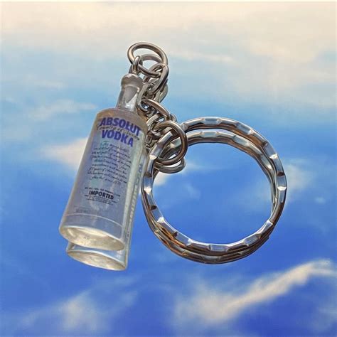 Vodka Bottle Keychain