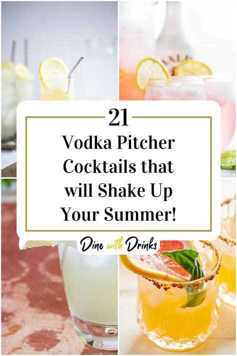 Vodka Drinks In A Pitcher