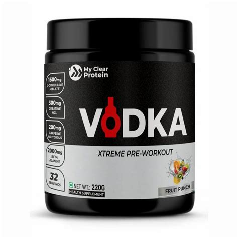 Vodka Mixed With Pre Workout