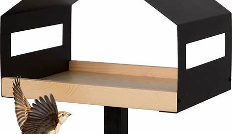 WONDERMAKE Vogelhaus »Design Vogelfutterhaus mit Ständer aus Metall und