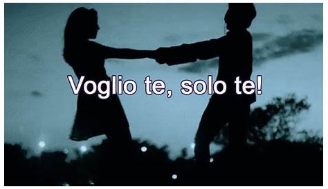 Italian Phrase: Voglio stare con te! (I want to be / to stay with you