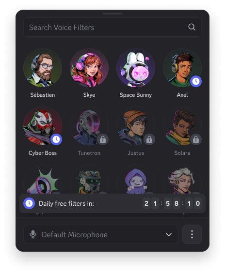 voice filter discord