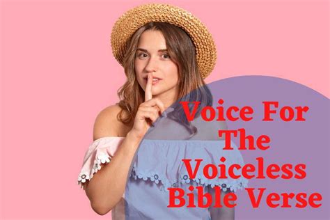 voice for the voiceless