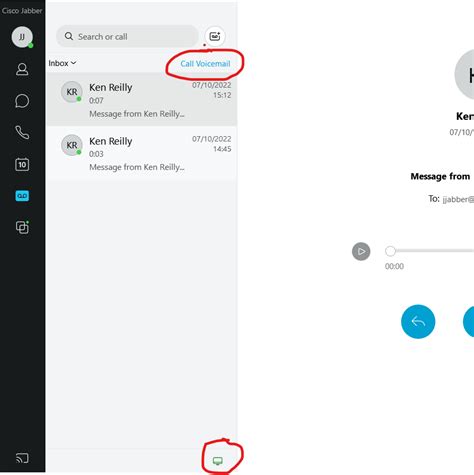 voicemail icon missing on cisco jabber