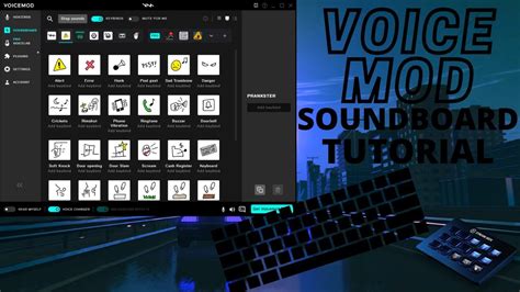 voicemod soundboard clap sound mixer