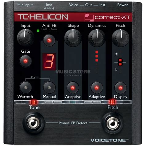 TC Helicon VoiceTone Correct XT Vocal Effects Reverb Deutschland
