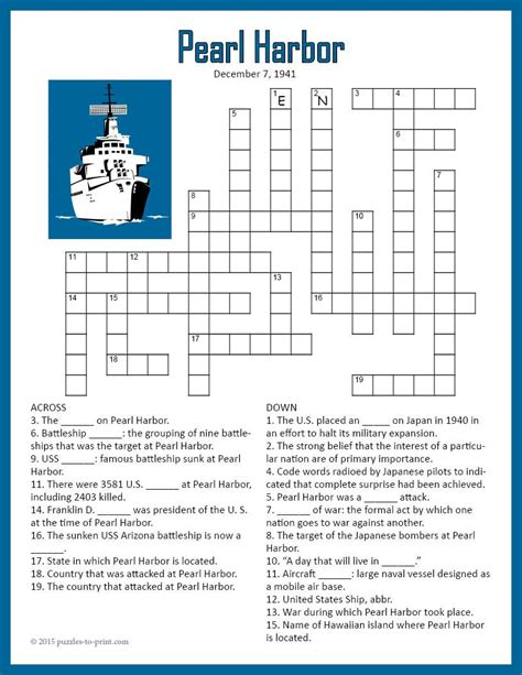 voight in pearl harbor crossword clue
