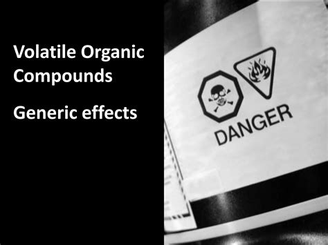 Volatile Organic Compounds Hazards