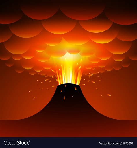 volcanic eruption image animation