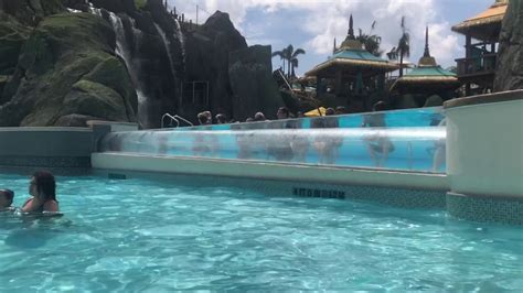 volcano bay drop slide speed