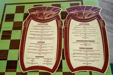 volcano bay restaurants menus and prices