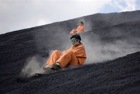 volcano boarding adventure