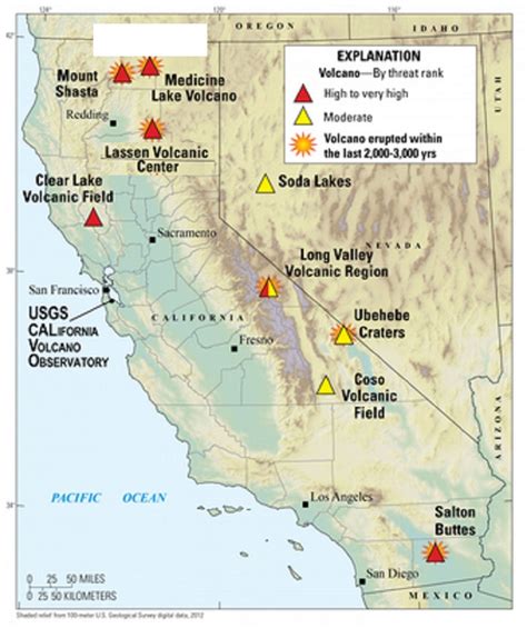 Volcano Ca Elevation