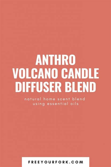 Volcano Candle Diffuser Blend