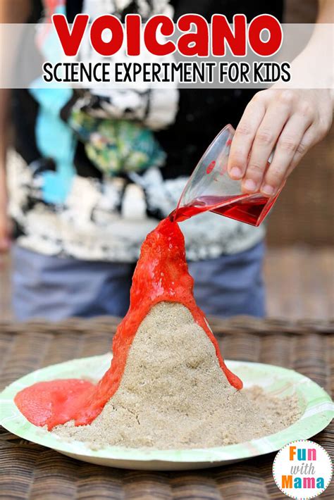 volcano eruption experiment for preschoolers