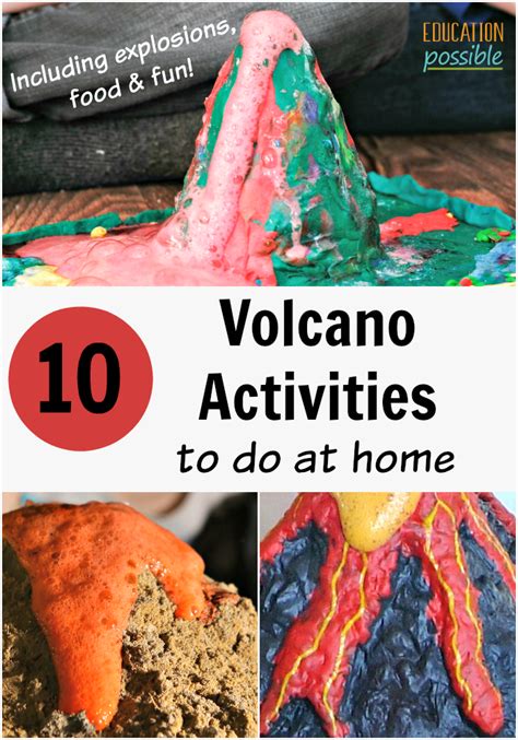 volcano experiments for middle school