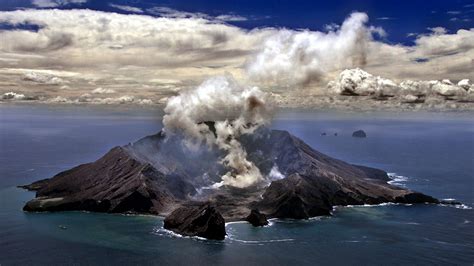 volcano in new zealand video